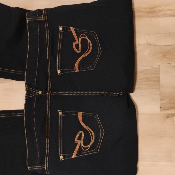 South Pole Women’s Denim Jeans Size 22 – EUC – Copper Stitch Detail - Picture 3 of 5